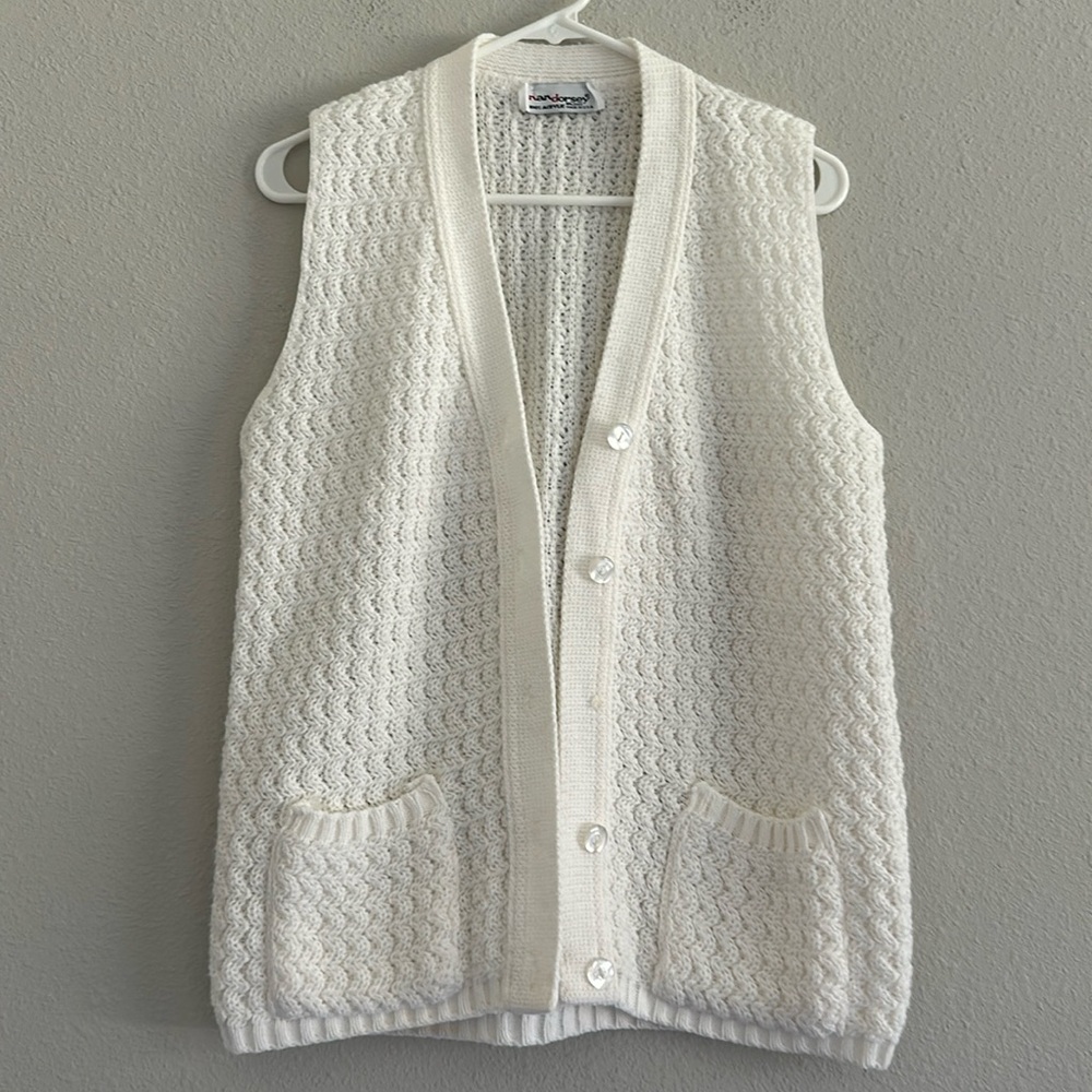 Vintage Nan Dorsey knitted vest